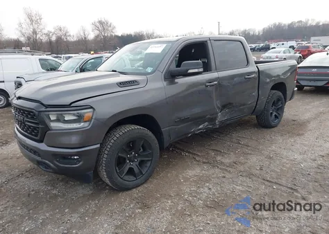 2022 Ram 1500 Big Horn 4X4 5'7 Box from USA, damaged, VIN 1C6SRFFT1NN100788